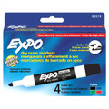 Expo 2 Lo Odor Dry Erase Marker Bullet 4 Color Set: Black, Red, Blue, Green - Pen Mountain