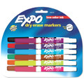 Expo 2 Lo Odor Dry Erase Marker Fine 12 Color Set:Aqua, Black, Blue, Brick Red, Forest Green, Green, Indigo, Lime, Pink, Plum, Red, Turquoise -Pen Mountain