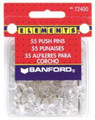 Sanford Clear Push Pins   55 ct on sale at  Pen Mountain