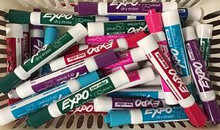 Best savings in Expo product line.  Save over $17 dz on these open stock Expo Low Odor Chisel markers!