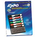 Expo Dry Erase Organizer:Eraser, Black, Red, Blue, Green, Brown, Orange - Pen Mountain