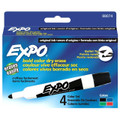 Expo Dry Erase Marker Bullet 4 Color Set:Black, Red, Blue, Green - Kingpen