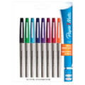 Papermate Flair Ultra Fine  8 Color Wallet : Black, Blue, Green, Magenta, Orange, Purple, Red, Turquoise - Pen Mountain