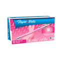 Papermate Flexgrip Elite Retractable Ball Point Medium Pink Ribbon Black Ink Write For Hope - Pen Mountain