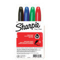 Super Sharpie 4 Color Set: Black, Red, Blue, Green - Pen Mountain