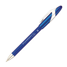 Papermate Flexgrip Elite Stick Pen Medium Blue - Pen Mountain