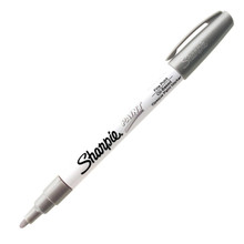 Sharpie Oil Base Paint Fine Metallic Silver -Pen Mountain