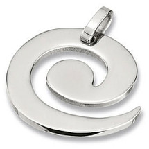 Stainless Steel Swirl Pendant