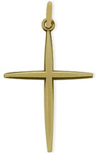 14 Karat Yellow Gold Thin Baby Cross