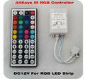 44 Keys LED IR RGB Controler For RGB SMD 3528 5050 LED Strip LED Lights Controller IR Remote Dimmer Input DC12V 6A