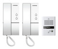 COMMAX 1 to 2 Audio Intercom with Vandal-proof Doorbell DP-LA01/DR-2GN
