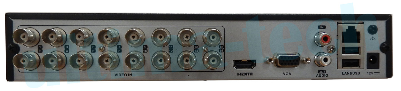 Hikvision 16 Ch 1080p Lite 1u H 265 Hybrid Dvr Ds 7216hghi K1 Ultima Tech