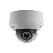 8MP VF Dome Camera, 3840x2160@15fps, 2.7~13.5mm motorized vari‐focal, EXIR, DWDR, IP67, 9V~15V DC