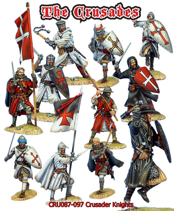plastic soldiers 1/32 CRUSADERS Templar Knights 