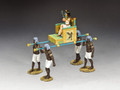 AE101 Queen Cleopatra's Sedan Chair Set by King and Country