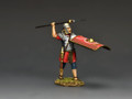 ROM061 Standing Roman Legionary Throwing Pilum by King and Country