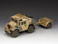 EA085  Desert Quad Gun Tractor & Limber by King and Country
