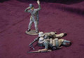 AK001  Officer & Two Man MG42 Gun Group by King & Country (Retired)