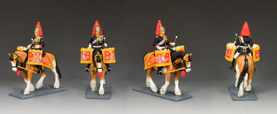 Figurine King & Country CE097 - Blues & Royals Drumhorse HORATIUS - 54mm