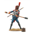 NAP0714 French Old Guard Foot Artillery Gunner with Rammer/Sponge by First Legion