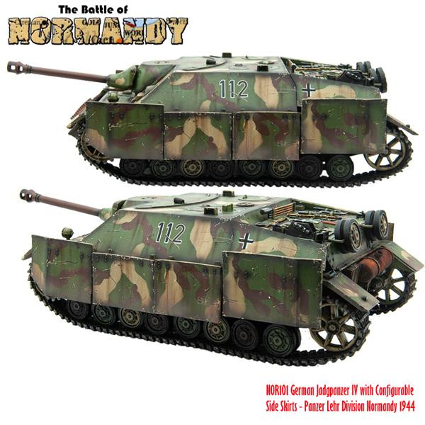 NOR101 German Jagdpanzer IV w/configurable Side Skirts - PZ Lehr