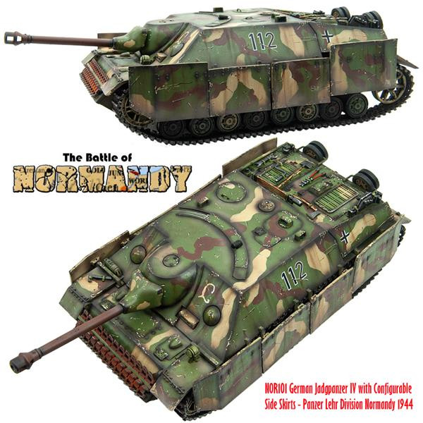 NOR101 German Jagdpanzer IV w/configurable Side Skirts - PZ Lehr