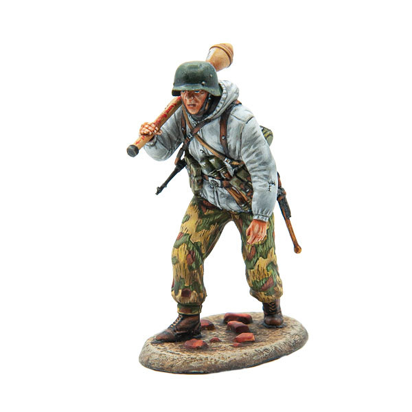 Figurine First Legion - Guerrier Germanique à La Masse - ROM036 - 1:32 (60mm) En Plomb Peint