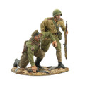 KUR019 Russian Soldier Helping Wounded Captain by First Legion 