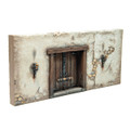 ROM268A Gladiator School Straight Wall with Entry Gate by First Legion