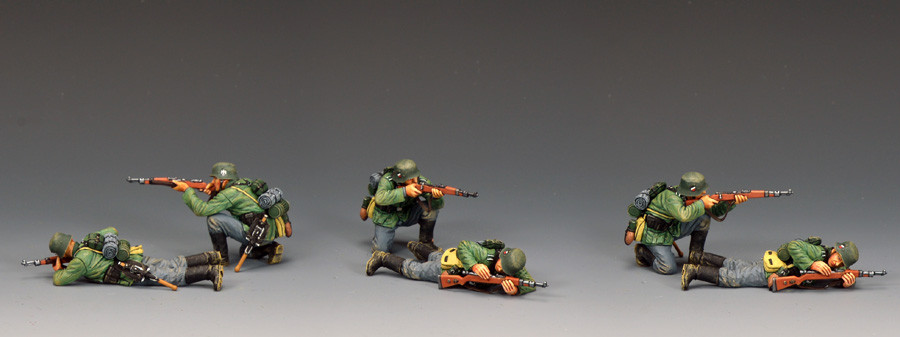 Figurine King & Country RA083 RNI Advancing Rifleman - 54mm
