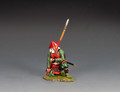 SW047 Eastern Army Ashigaru Kneeling Spearman by King and Country