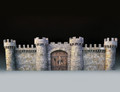 SP134 Castle Facade Backdrop (Amended) by King and Country 