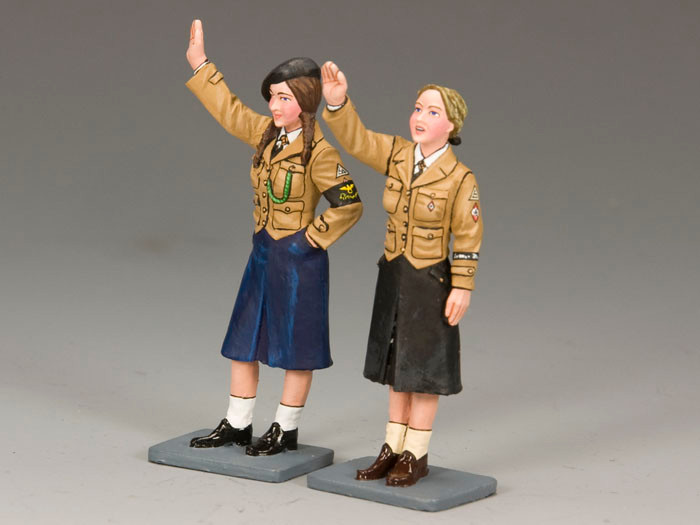by King and Country RETIRED a Details about  / LAH240 Marching BDM Girl w//Backpack Brunette