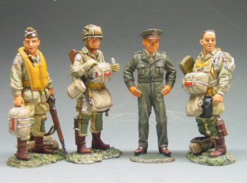 XM02-04 Eisenhower and 3 Paratroopers by King & Country (Retired
