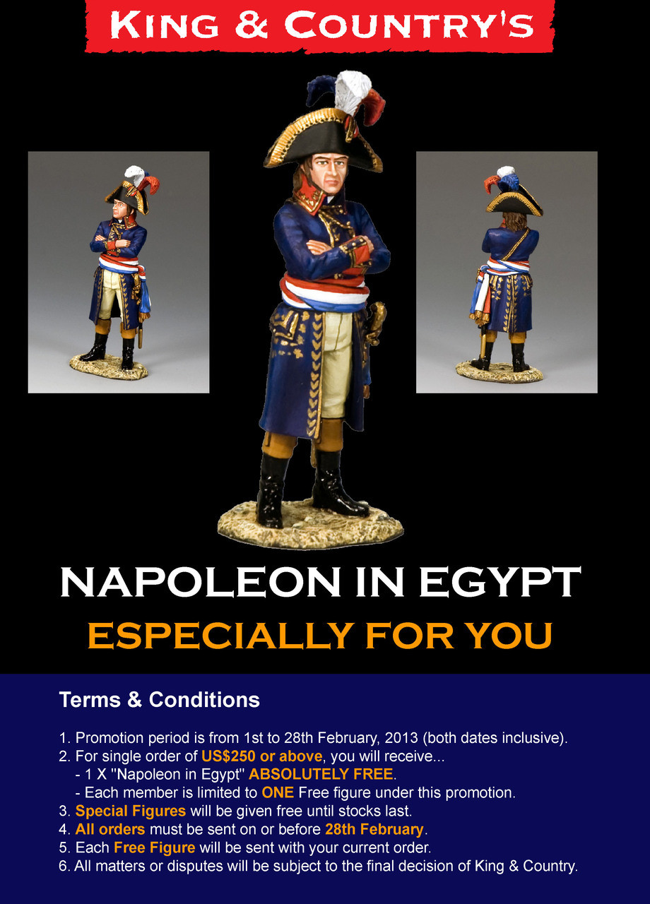 PM037 Napoleon in Egypt by King & Country (Retired) - Sager's
