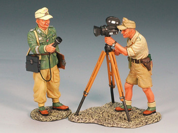 Figurine King & Country Afrika Korps AK140 – Police De Campagne – Plomb Peint – 54mm