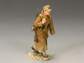 AK067  Soldier with Great Coat Waiting by King & Country (RETIRED)