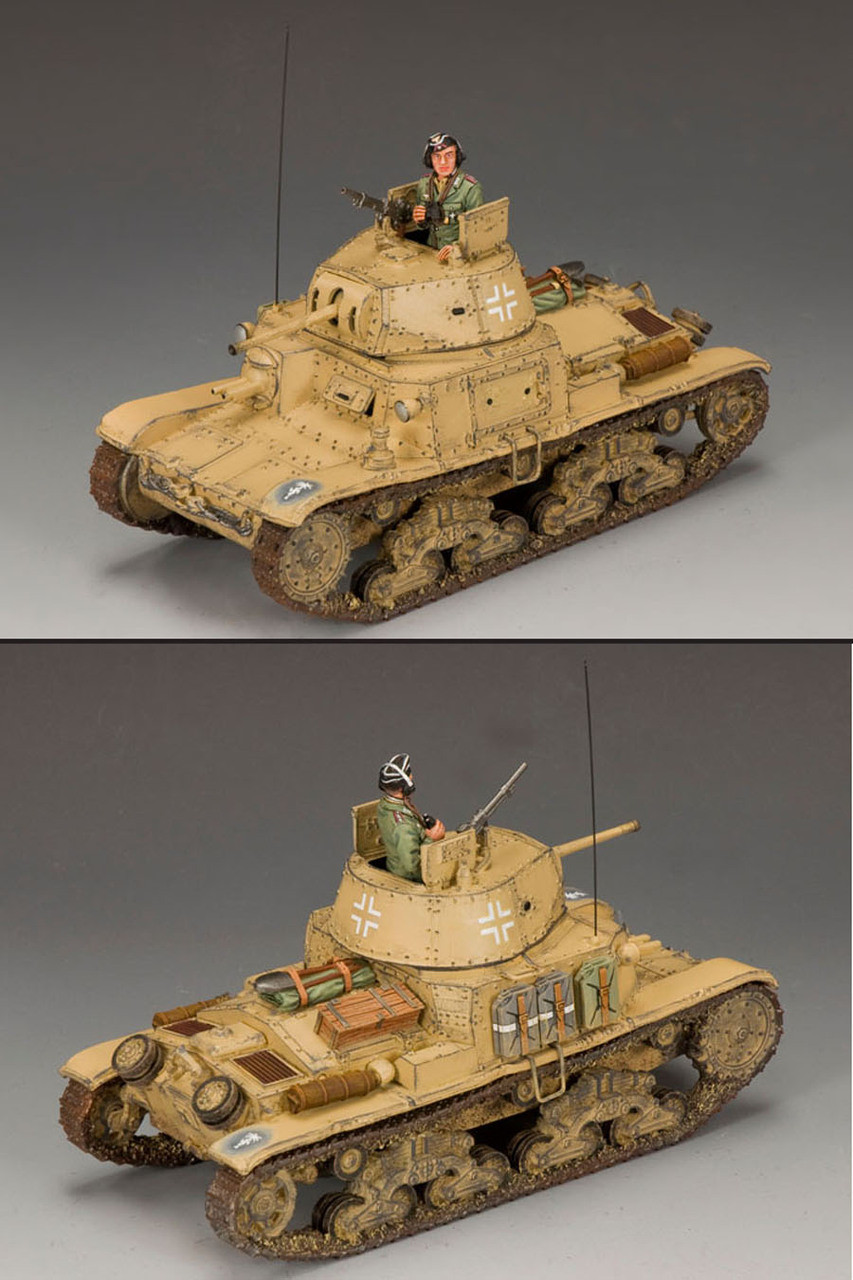 Set 2 Figure Resina 1:16 Equipaggio Carro Armato Britannico Anni 70/80 - Centurion Chieftain