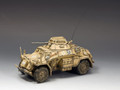 AK092  Sd Kfz 222 Armoured Car (North Africa-Desert) by King & Country (RETIRED)