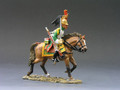 NA079  Dragoon Charging w/Sword in Empress Dragoons Paint by King & Country (RETIRED)