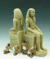 AE012  Pair of Pharaoh's Statues by King & Country (RETIRED)