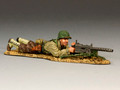 DD149  Prone GI with 30 CAL Machine Gun by King & Country (RETIRED)