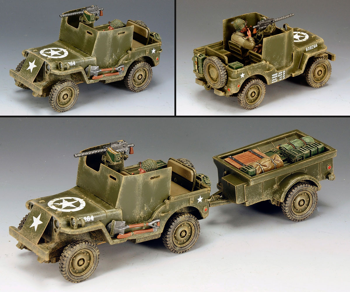 DD161 US Armoured Jeep by King & Country 