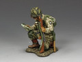 DD211  Kneeling Officer with Map by King & Country RETIRED