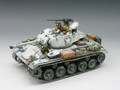 BBA018  M24 Chaffee Tank Winter Camo by King & Country (RETIRED)