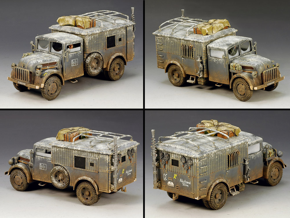 King & Country AK052 FunkKraftwagen Afrika Korps MIB - Collectors