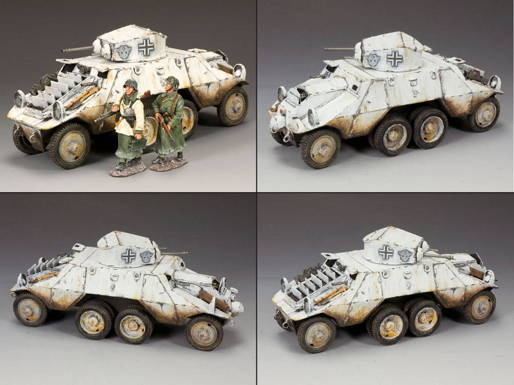 BBG043 Polizei ADGZ Armoured Car LE400 by King & Country (RETIRED) -  Sager's Soldiers & Miniatures