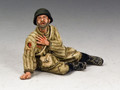 RA022  Red Army Soldier Sitting Wounded by King and Country