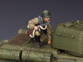 RA024  Soldier Holding Burp Gun by King and Country (RETIRED)