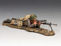 RA036  Lying Prone Machine Gunner by King & Country RETIRED